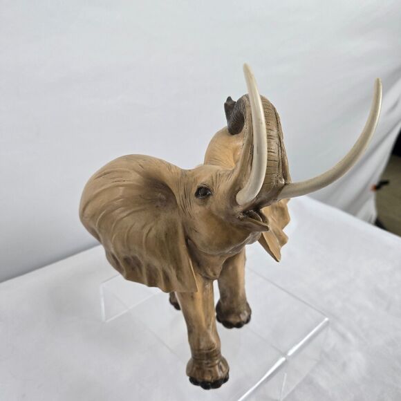 Large Bull Elephant Figurine Signed by Guido Cacciapuoti 10" x 11" x 8" Italy - Picture 5 of 13